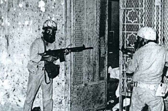 Французский спецназ GIGN во время операции в Мекке