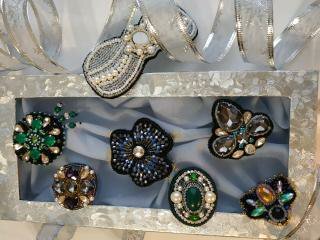 Первые брошки  Фото автора