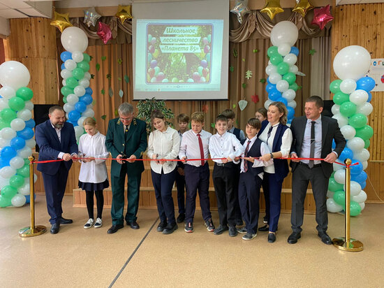     Класс лесничества впервые открыли хабаровской школе. ФОТО: правительство Хабаровского края