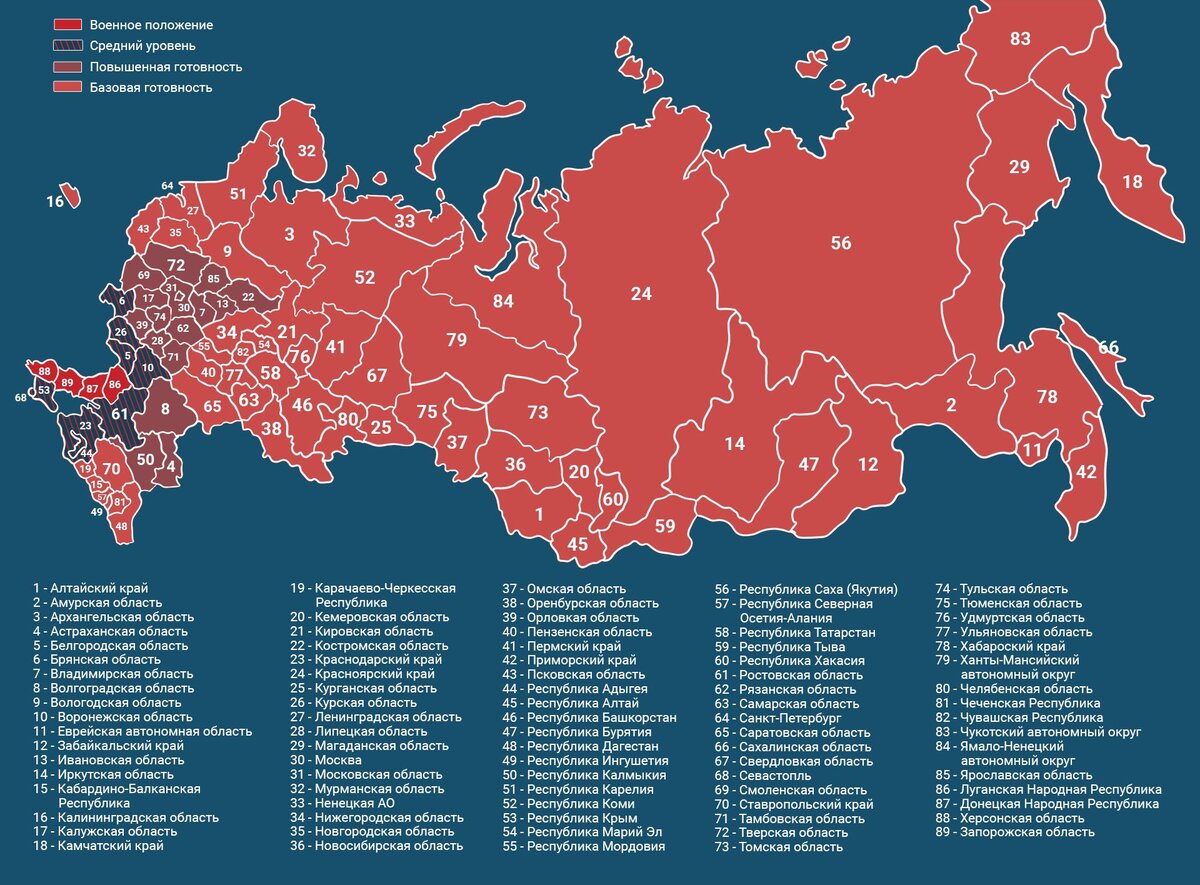 Регион это территория. Военное положение в регионах. Регионы РФ С военным положением. Военное положение на территории РФ. Регионы с военным положением в России.