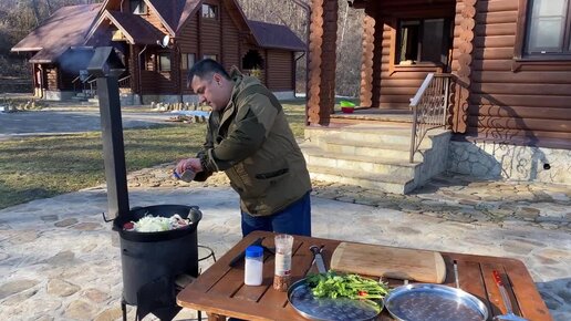 Этот рецепт удивит всех гостей! Вкусное блюдо а казане на костре, баранина