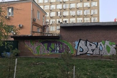    Вандальные надписи © Пресс-служба Главного управления содержания территорий Московской области
