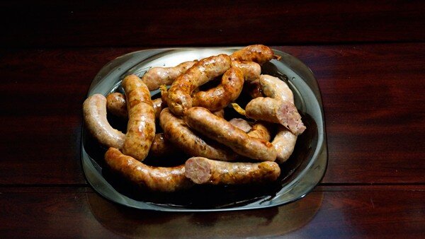 Колбаса из свинины и индюшатины
