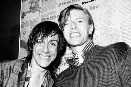 Игги Поп и Дэвид Боуи. В 1973 году Боуи стал продюссером альбома Raw Power. Источник фото Google Картинки