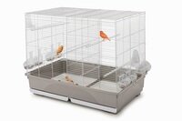  Клетка для птиц Imac "Tasha", оцинкованная, 80,5х49х65 см, серый
