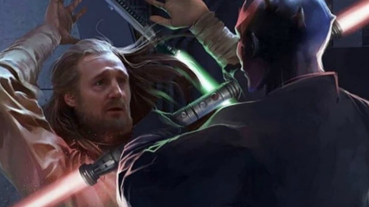 причина проигрыша Квай-Гона  