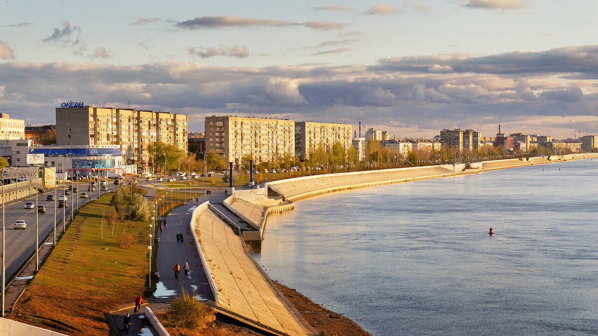 Набережная иртыша омск фото