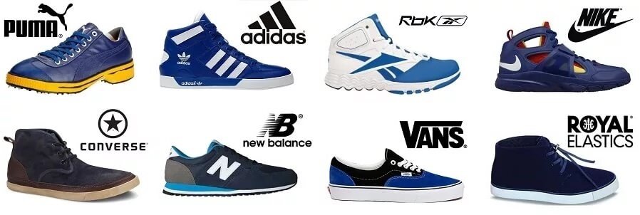 Бренды кроссовок