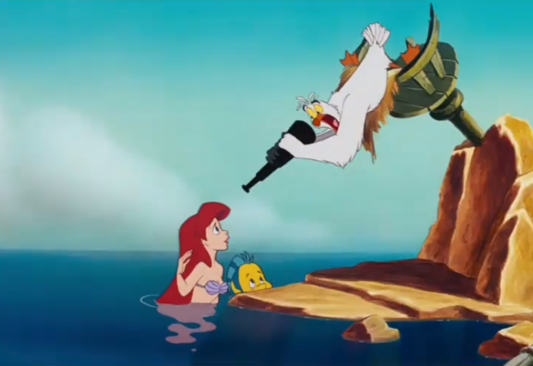 Стоп кадр из мультфильма "Русалочка"