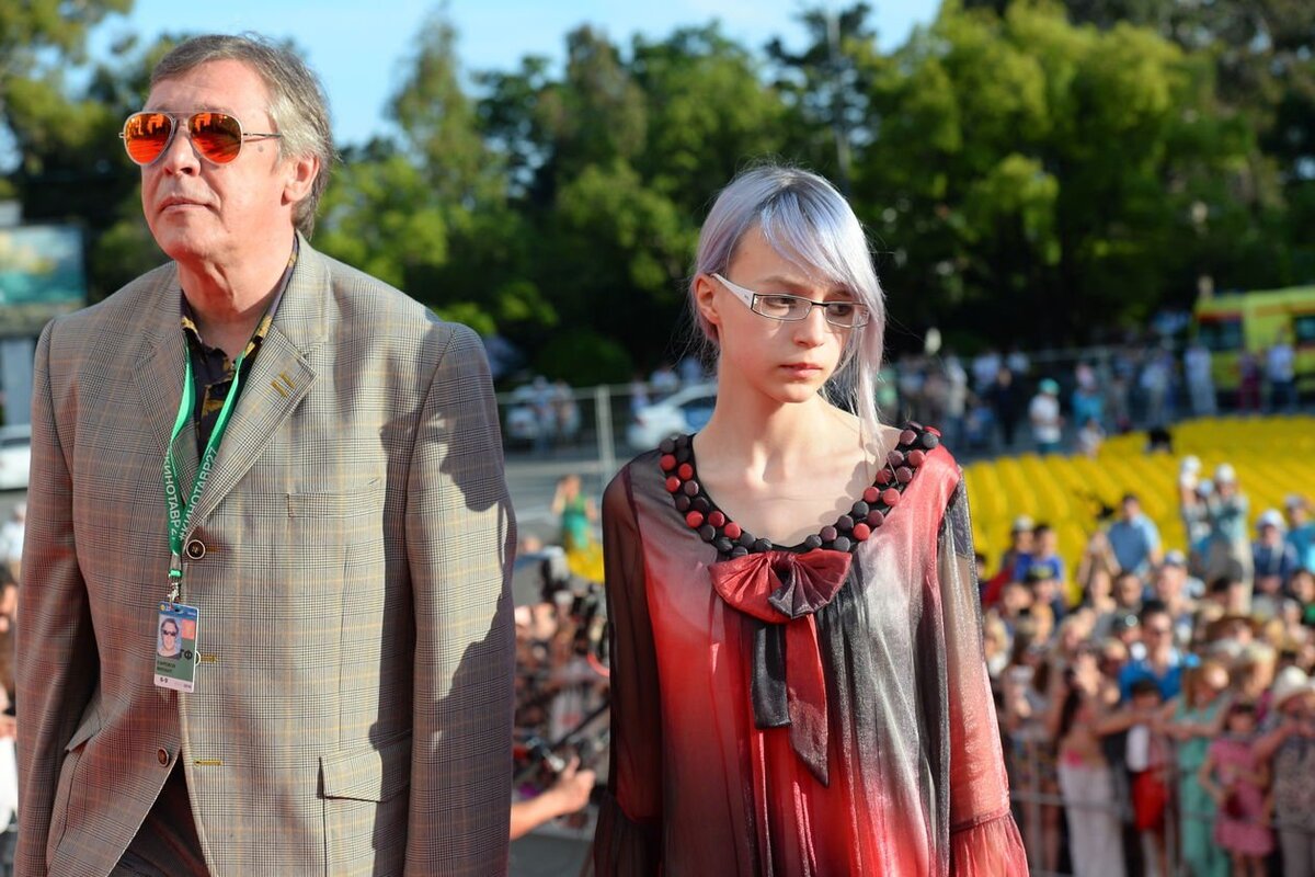 Ефремов с дочерью Анна Мария