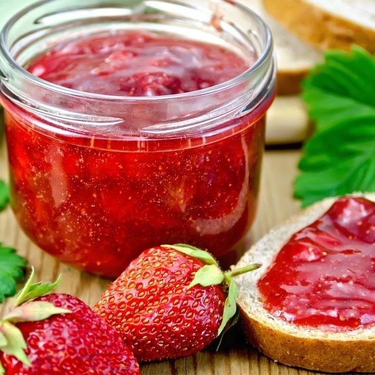 Живое варенье из клубники