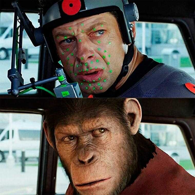 Компьютерная графика в фильме "Планета обезьян"