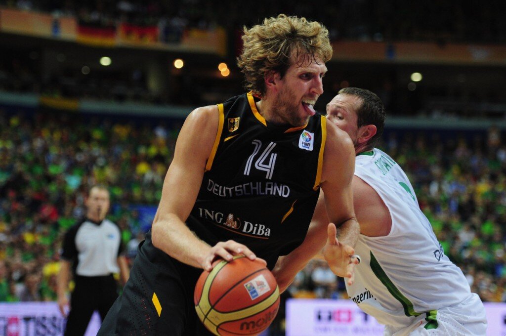 Дирк Новицки в составе сборной Германии