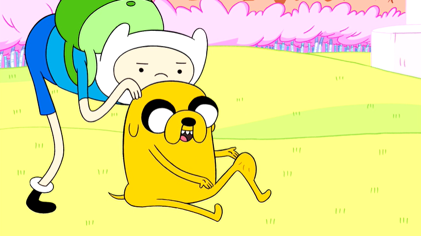 Первый этап заражения. Кадры взяты из мультсериала "Adventure time"