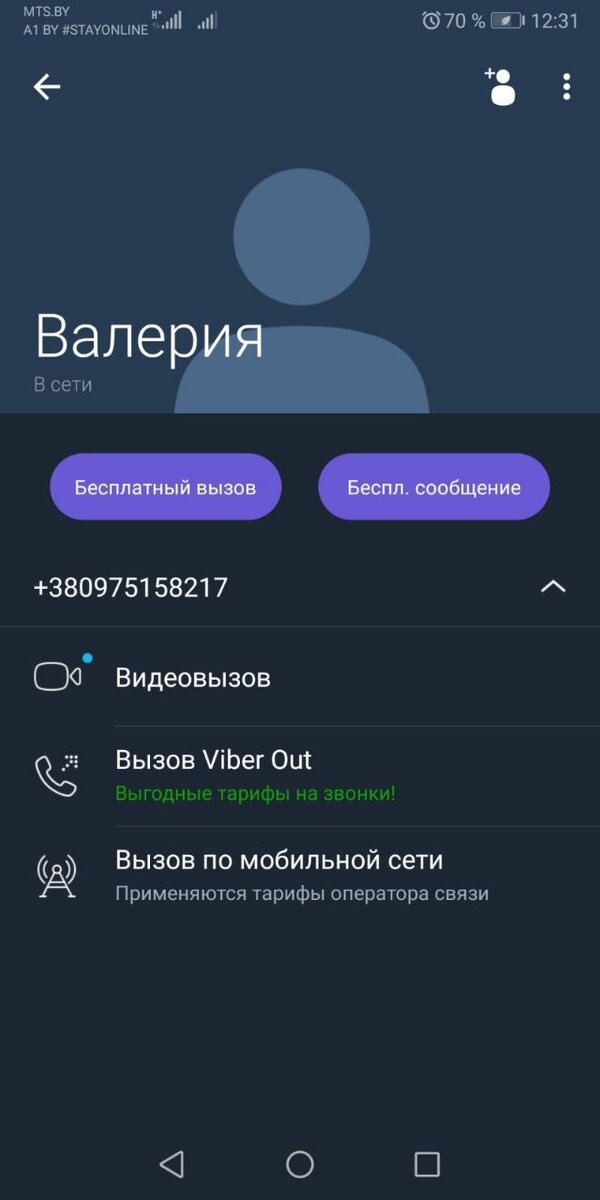 Данные "покупательницы"