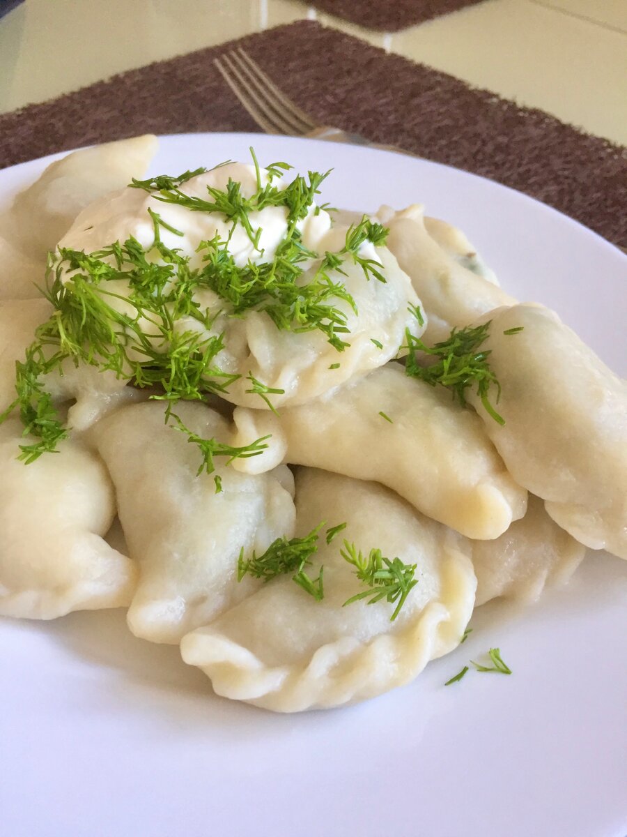 Вареники с картошкой и грибами