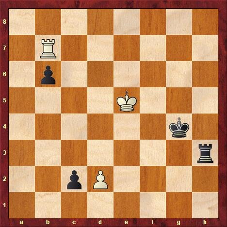 Ход белых. Ничья.