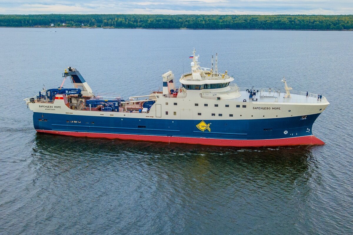 Траулер "Баренцево море" / Фото: "Выборгский судостроительный завод", ОАО