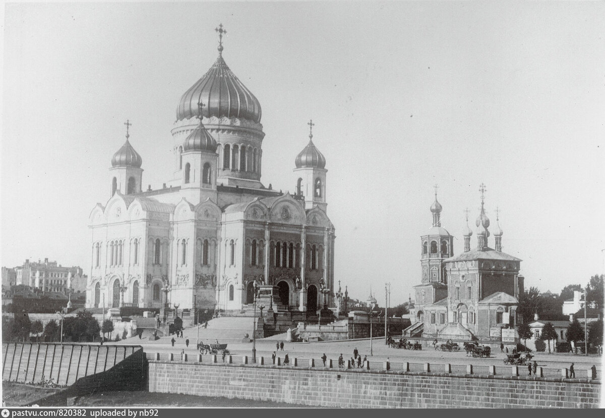 Храм Христа Спасителя до сноса. 