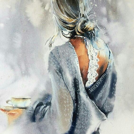 для обложки: Акварель Марины Игнатовой