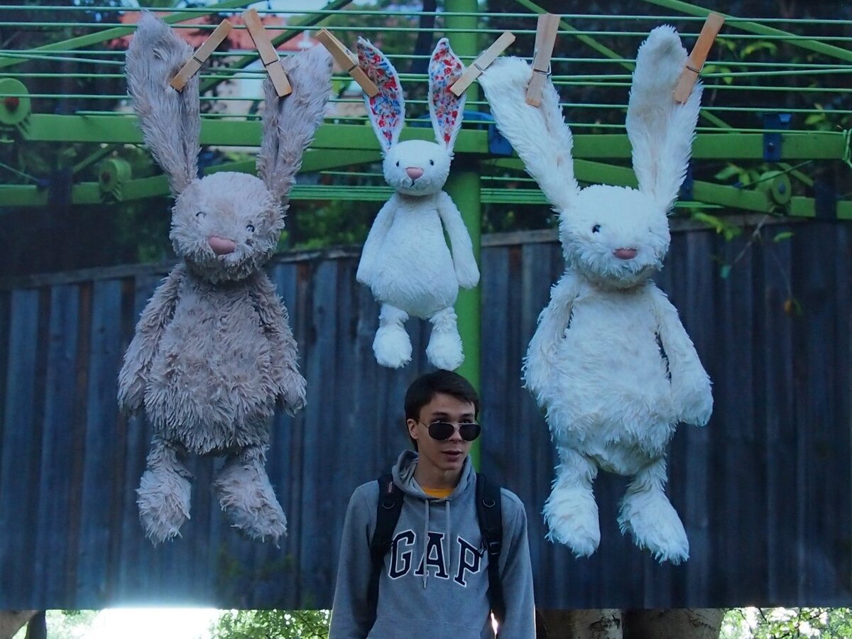 Бонусом я и зайки)