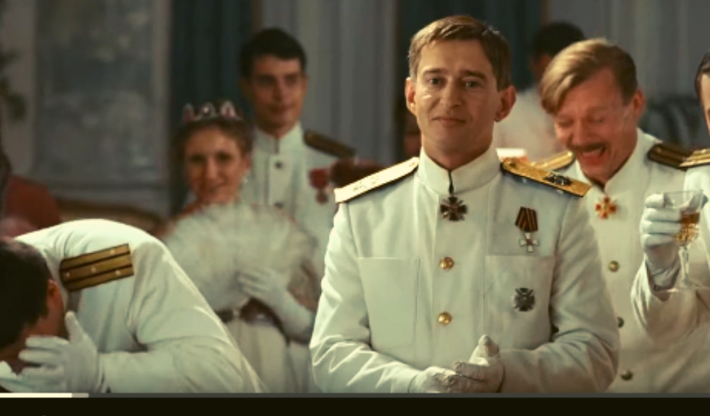 Константин Хабенский в фильме "Адмирал" (Фрагмент сканирован из фильма)