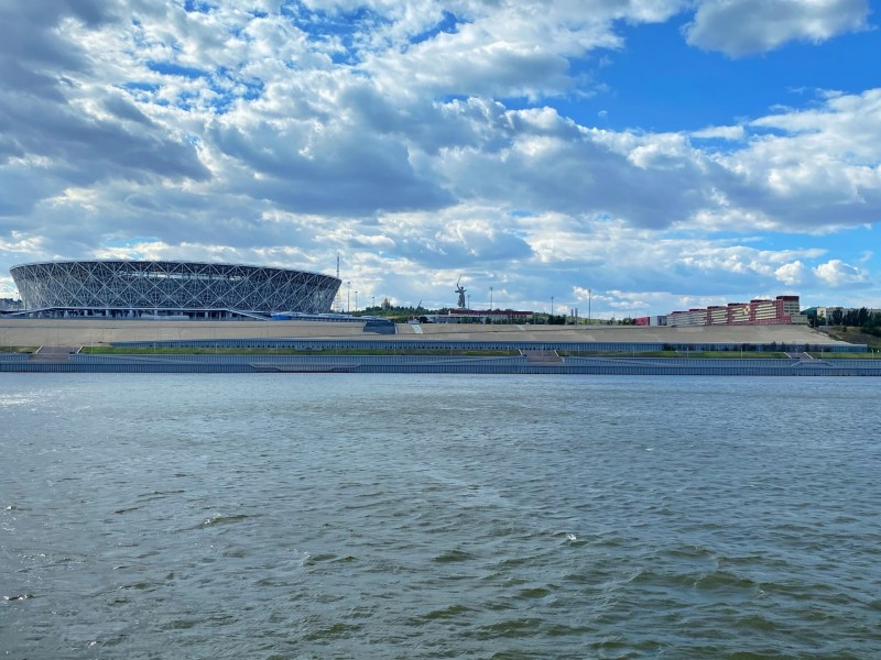 Волгоград. С борта танкера "Япет". 18 августа 2020г. Фото Георгий Килин