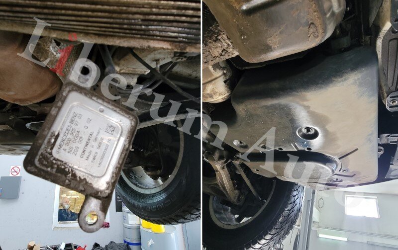 Датчик NOx и бачок для жидкости Adblue