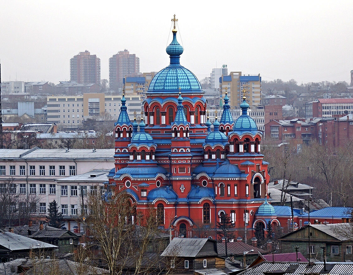 Фото собора казанской иконы божией матери. Церковь Казанской иконы Божией матери Иркутск. Храм иконы Казанской Божьей матери Иркутск. Собор иконы Божией матери в Иркутске. Казанский собор (Иркутск).