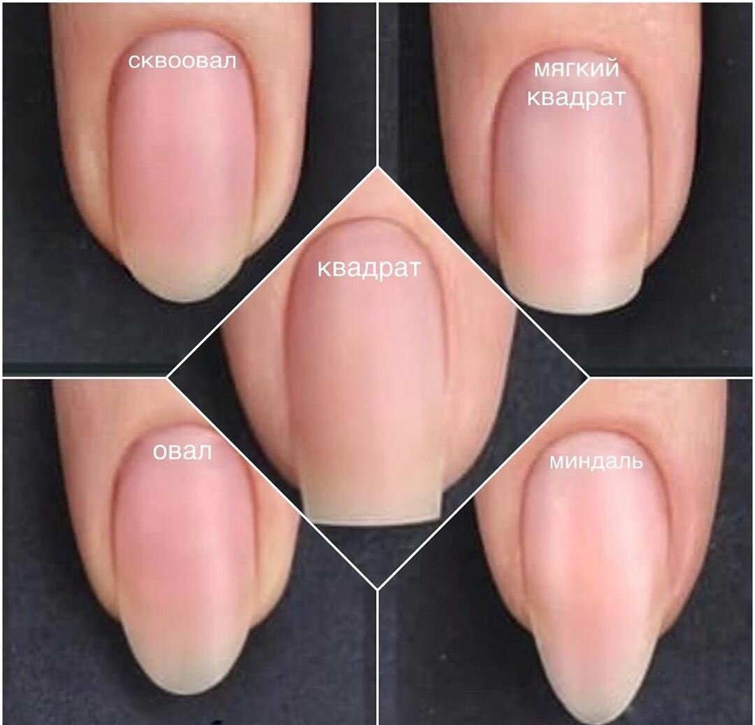 Как правильно сделать разные формы ногтей