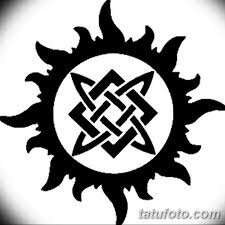 Деревне славянские символы