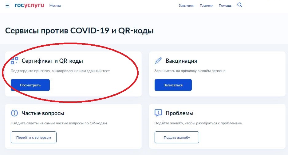 Скриншот: Госуслуги