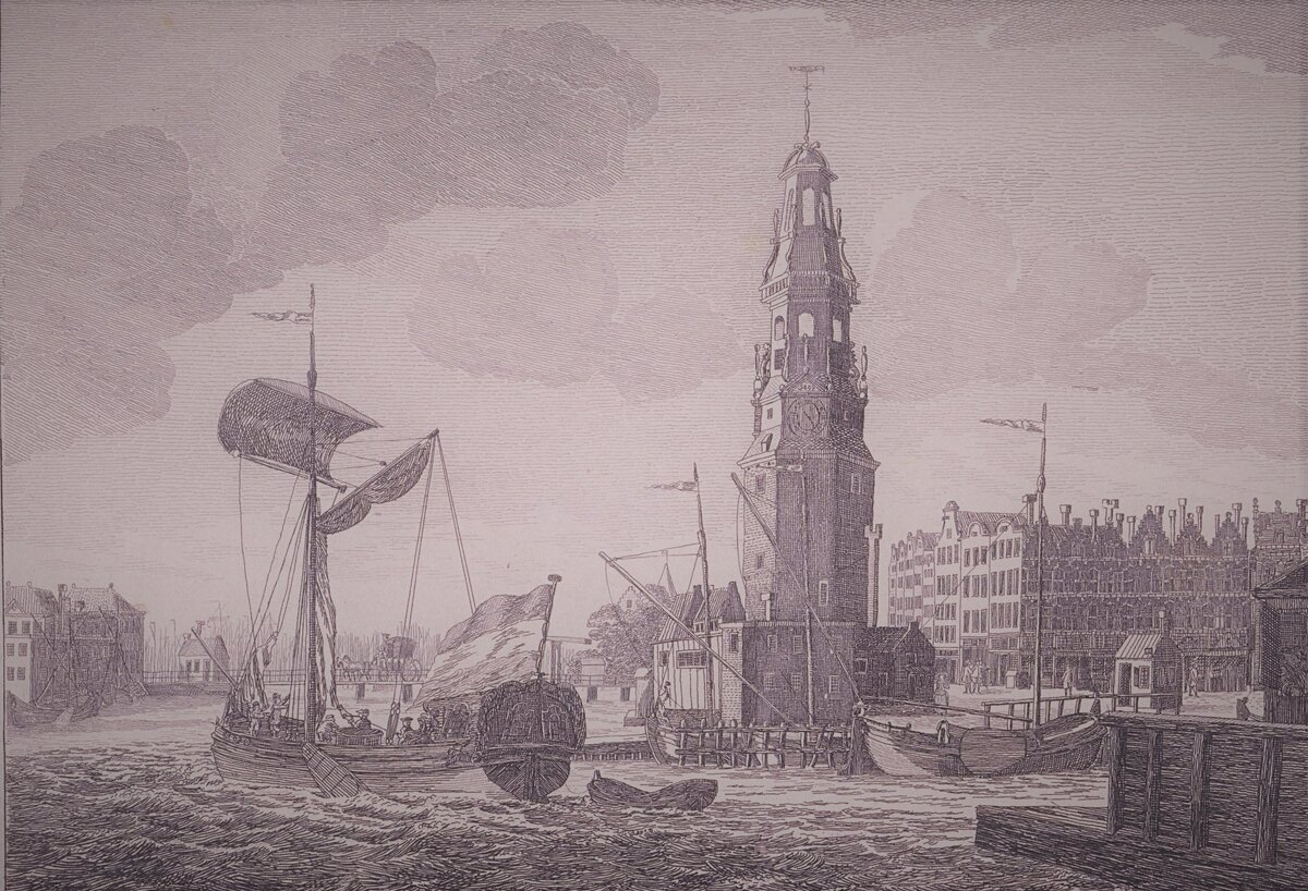 Амстердам в 1766 году. google.de