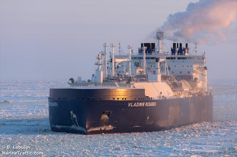 СПГ-танкер "Владимир Русанов" / Фото: www.marinetraffic.com