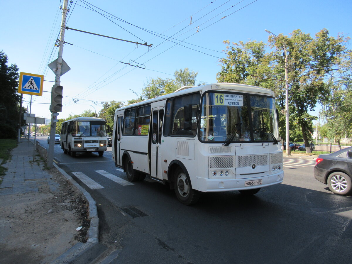 ПАЗ-3205, г. Орел, 2019 год, фото ПАНТОГРАФ
