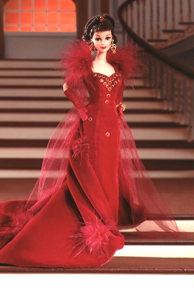 Официальное промо "Barbie Doll as Scarlett O’Hara (Red Dress)" 1994