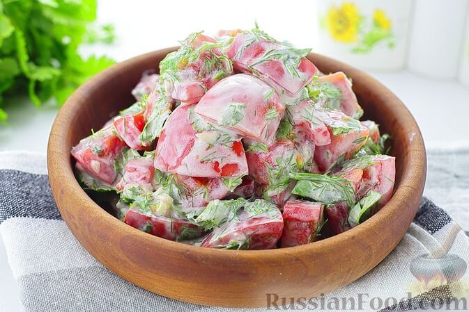 Салаты с брынзой - простые и вкусные рецепты - 17 рецептов