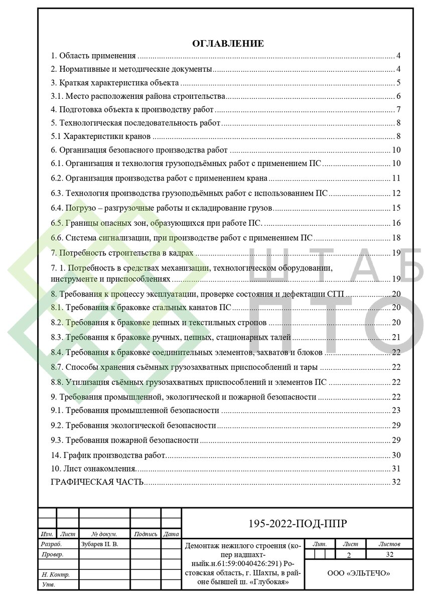 ППР на демонтаж копера надшахтного в г.Шахты. Пример работы. | ШТАБ ПТО |  Разработка ППР, ИД, смет в строительстве | Дзен