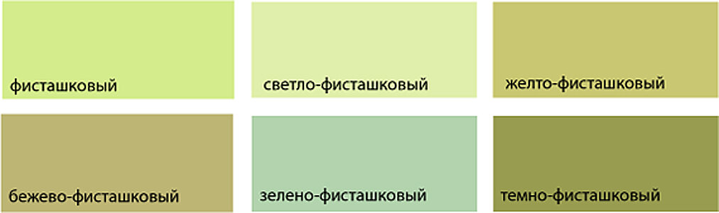 Сайдинг сочетание фисташковый цвет с каким сочетается