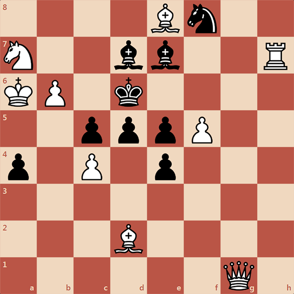 Белые начинают и ставят мат в 2 хода