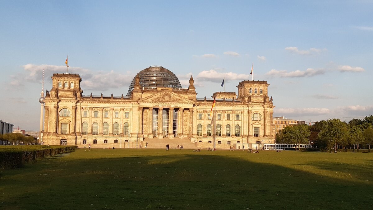 Рейхстаг на закате 27.04.2020