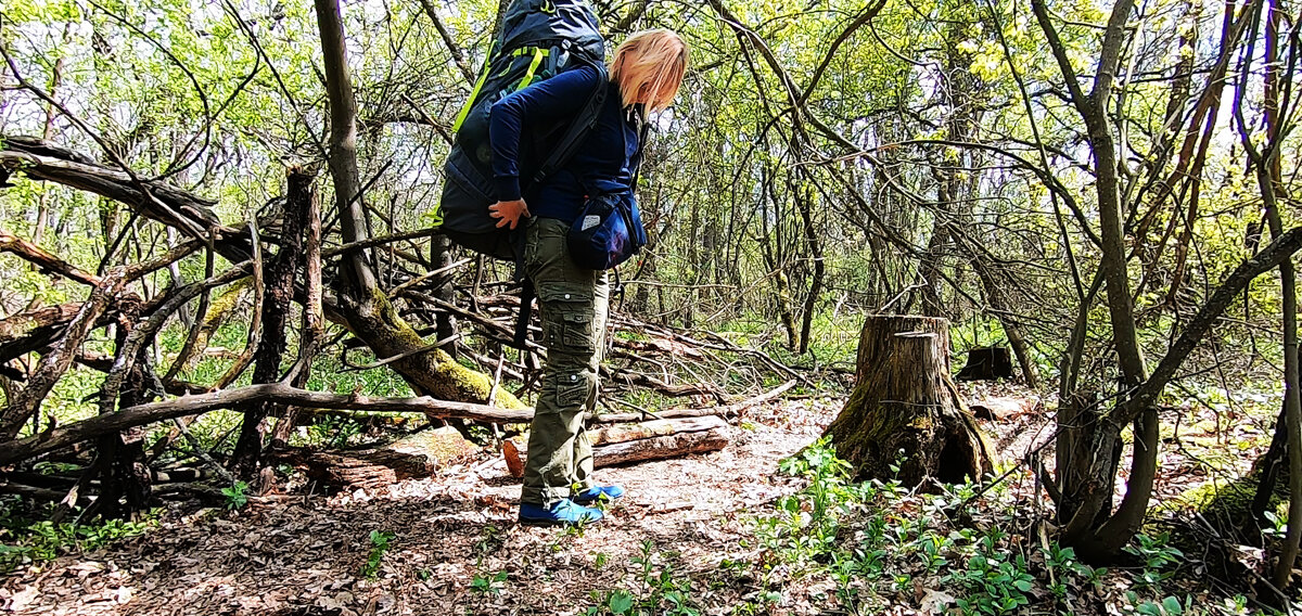 Одеваю рюкзак