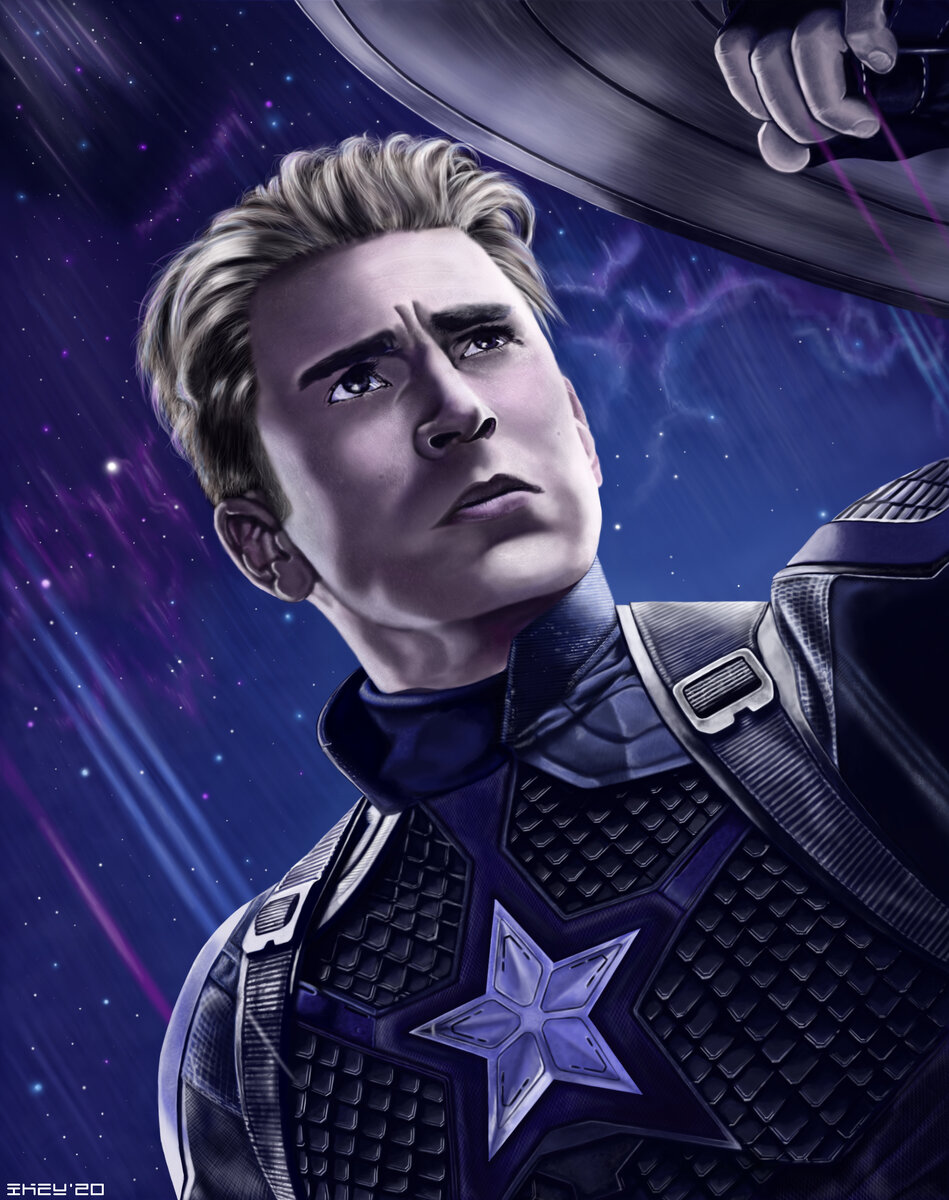 Серия иллюстраций "Мстители: Финал" (2020). Капитан Америка (Captain America)
-
• Программа: Photoshop CC
• Планшет: Wacom Bamboo 