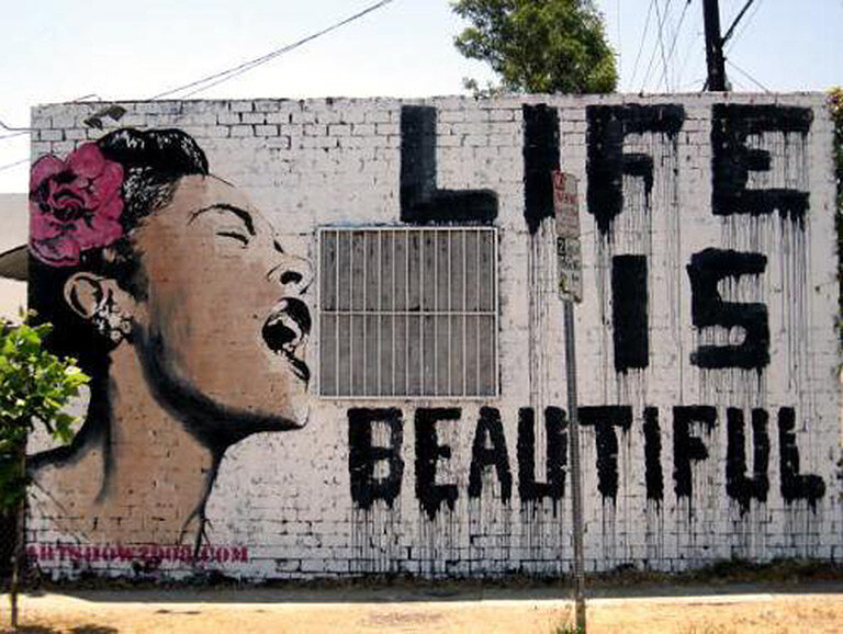 Life is Beautiful by Banksy