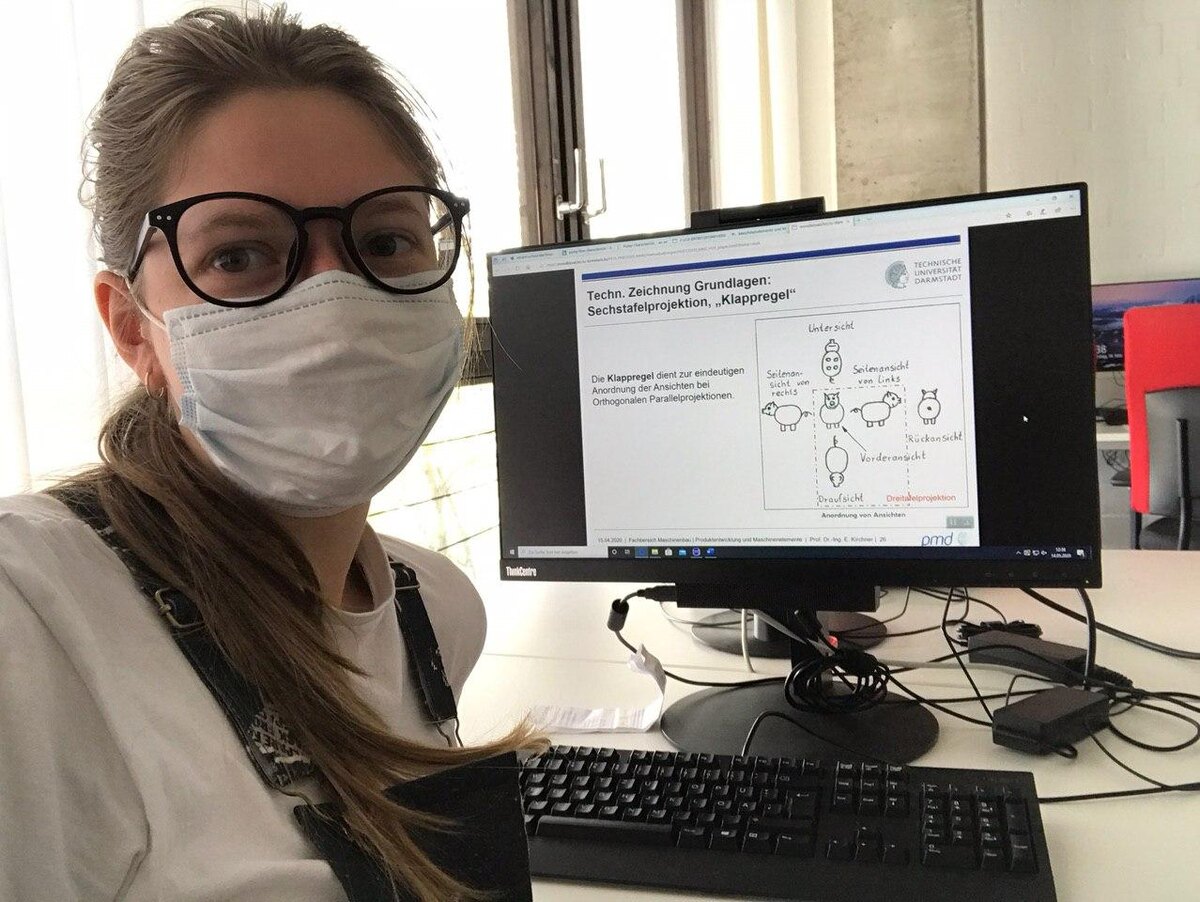 Аня в процессе