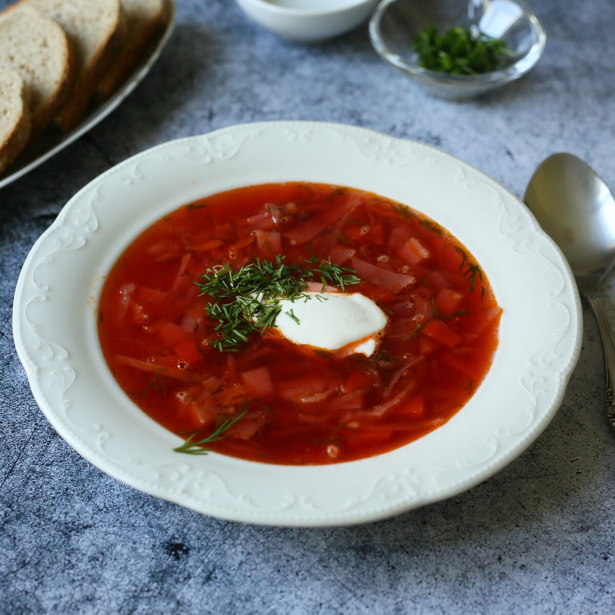 простой и вкусный борщ фото