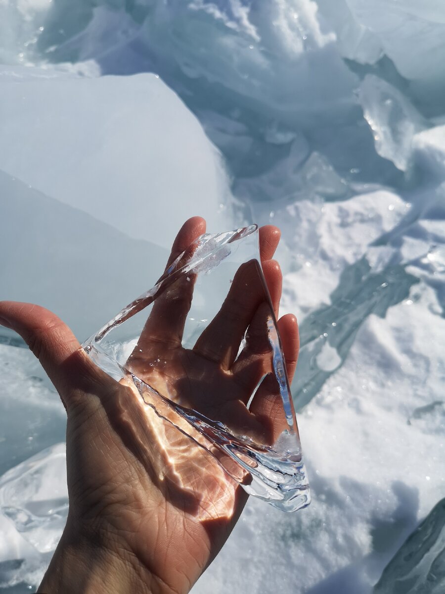 Байкал прозрачность льда