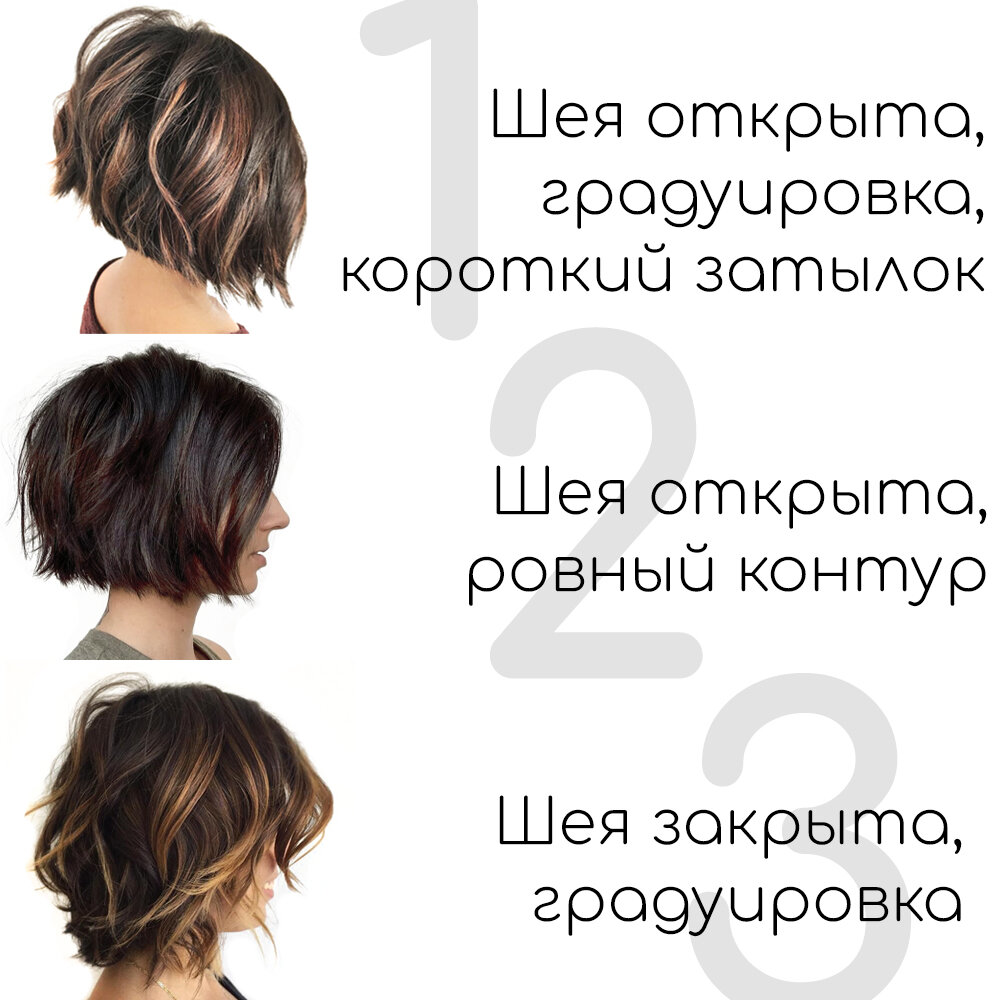 Распределение объёма в стрижках средней длины