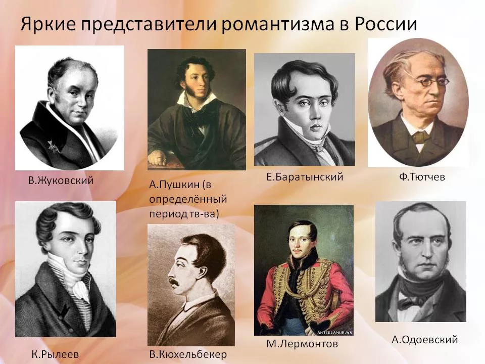 Представители романтизма в литературе 19 века в России. Представители романтизма 19 века в России. Яркие представители романтизма в литературе 19 века. Представители романтизма русской литературы 18 - 19 века.