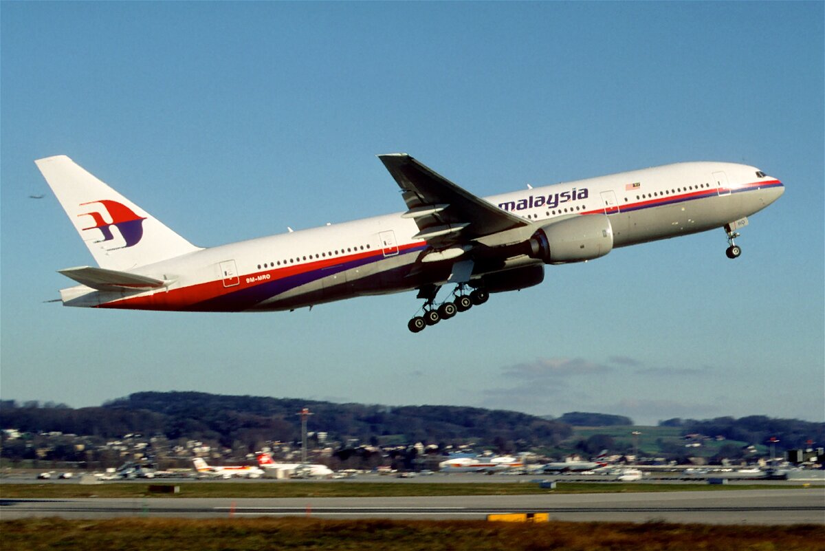 Boeing 777 за несколько лет до катастрофы.